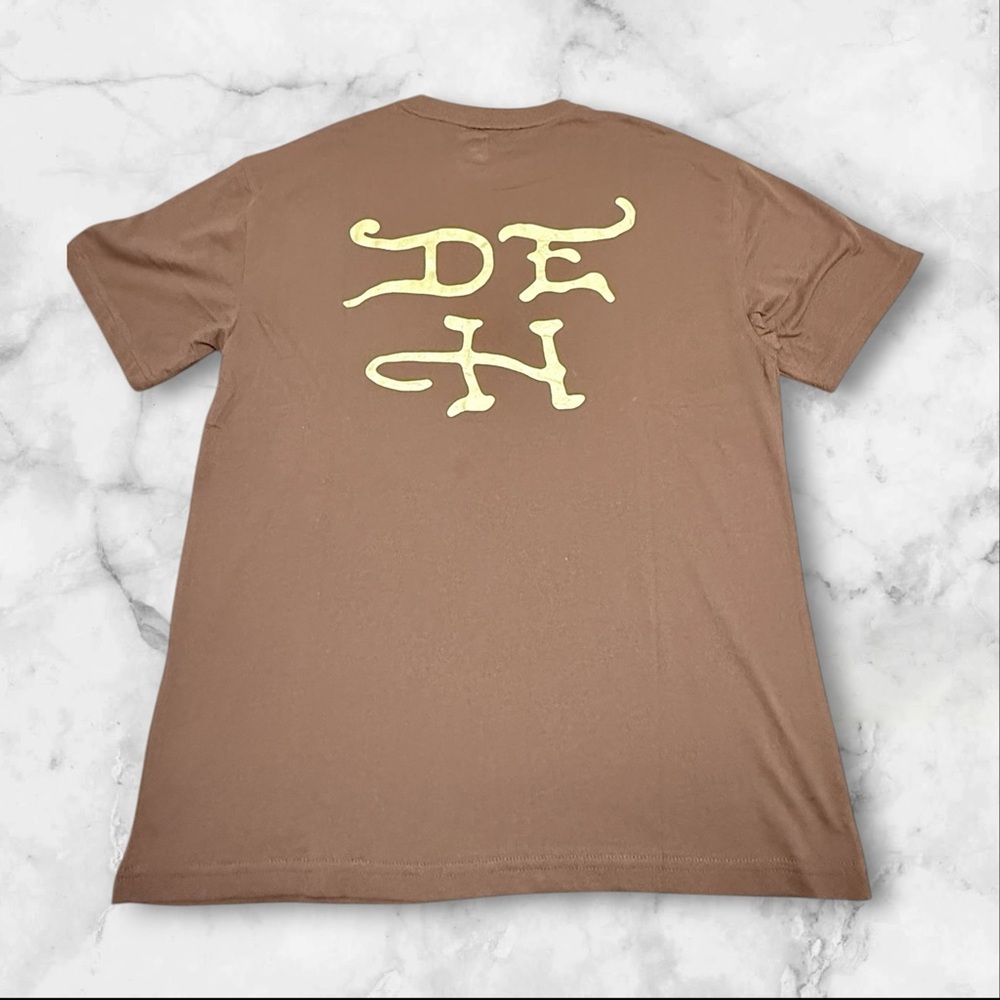 Ed Hardy men's graphic t-shirt featuring a roaring tiger tattoo Brown size Mediu - Picture 6 of 6